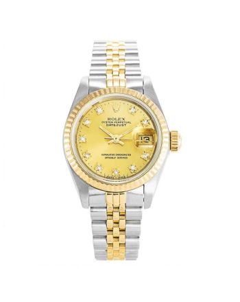 Rolex Datejust Gold and Diamonds 69173 Ladies 26MM