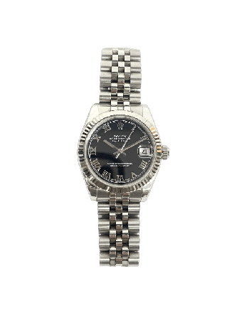 Rolex Datejust 178274 Black Roman Dial Dec 2007